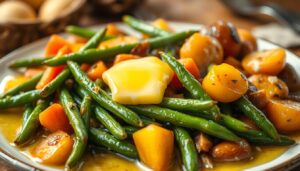 Legumes na manteiga