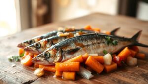 Receita de Escabeche de sardinha fresca