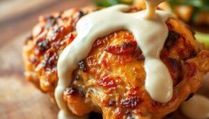 Receita de Frango crocante assado com maionese