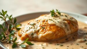 Receita de Peito de frango ao molho branco