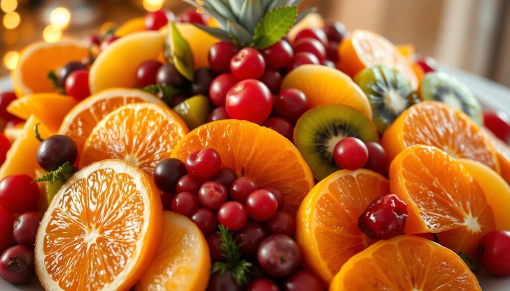 Receita de Salada de frutas para o Natal