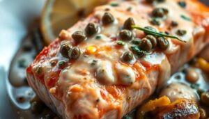 Receita de Salmão ao molho de alcaparras