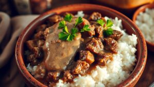 Strogonoff de carne rápido