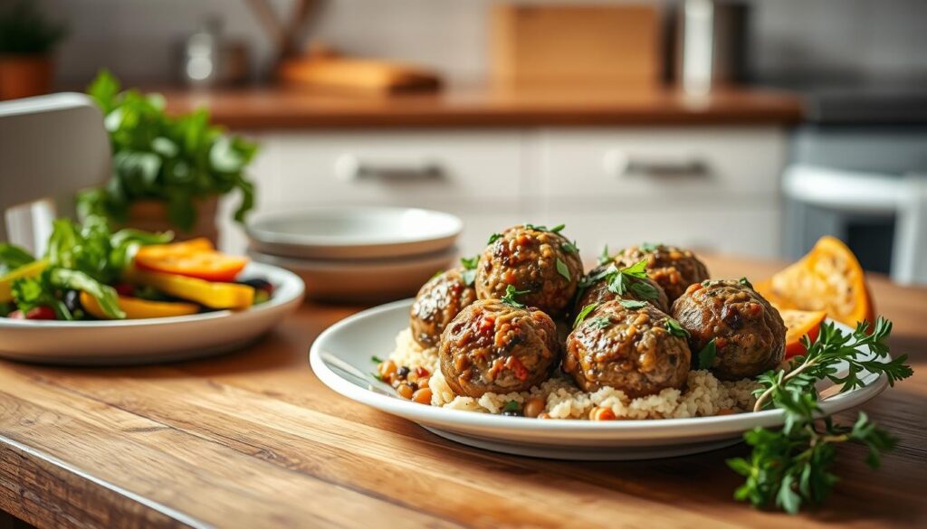 almôndegas vegetarianas