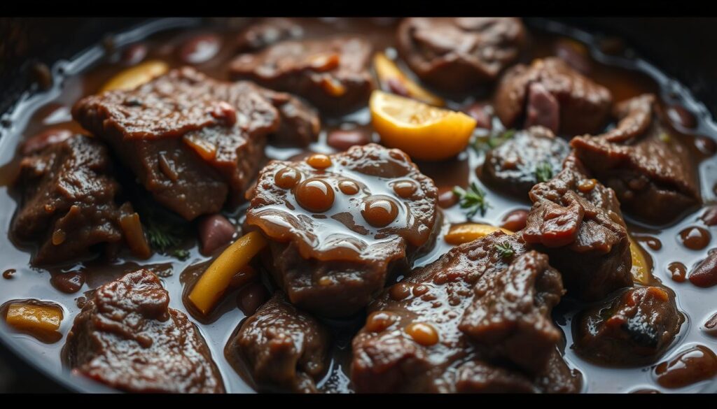 carne de panela com vinho