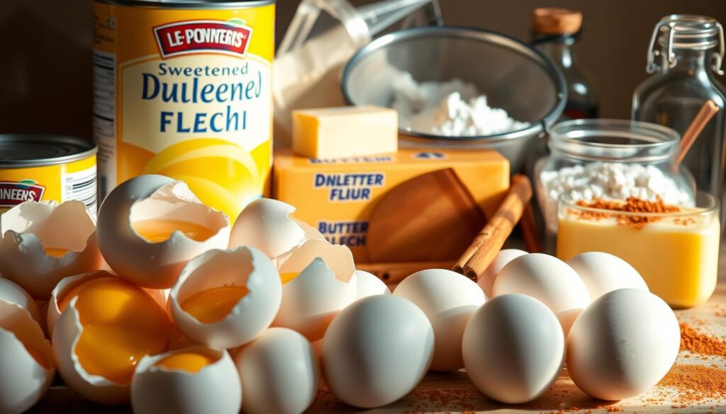 ingredientes para empada de doce de leite
