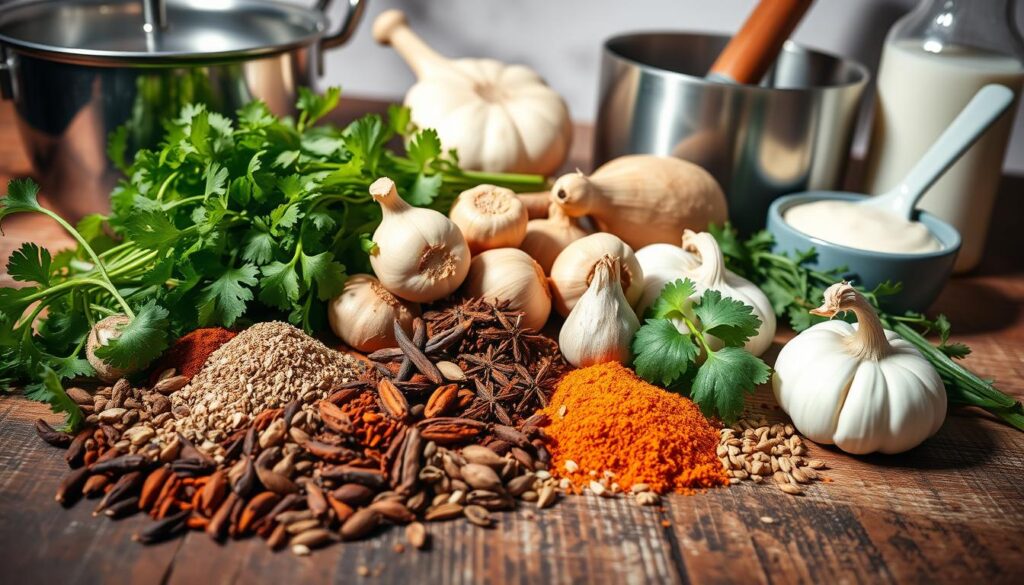 ingredientes para frango tikka masala