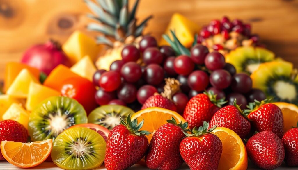 ingredientes salada de frutas natalina