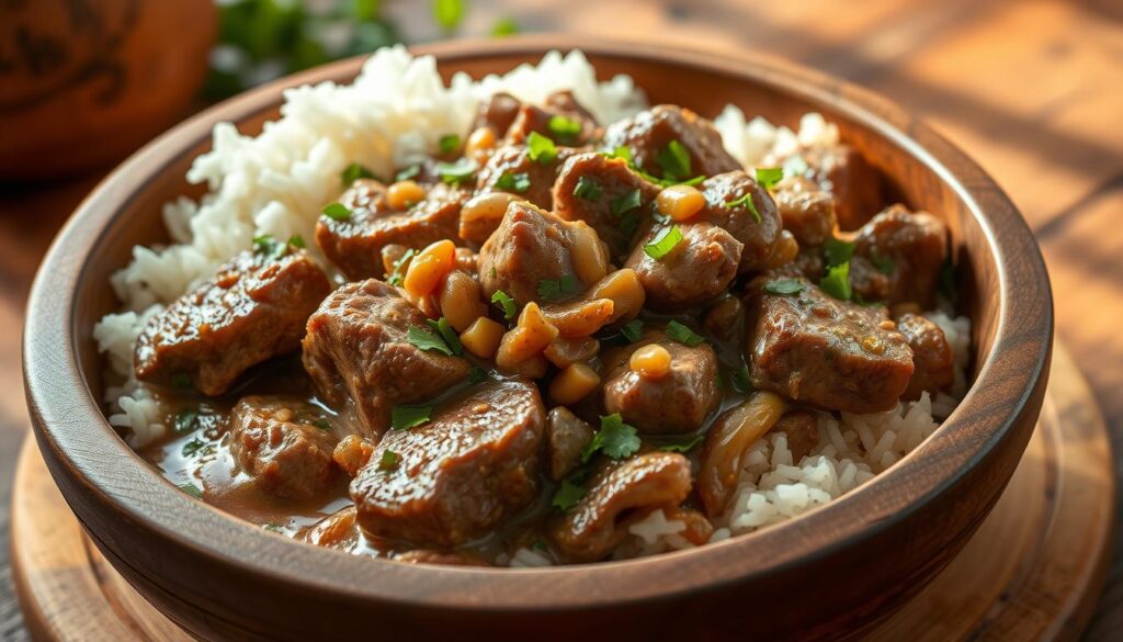 strogonoff de carne tradicional