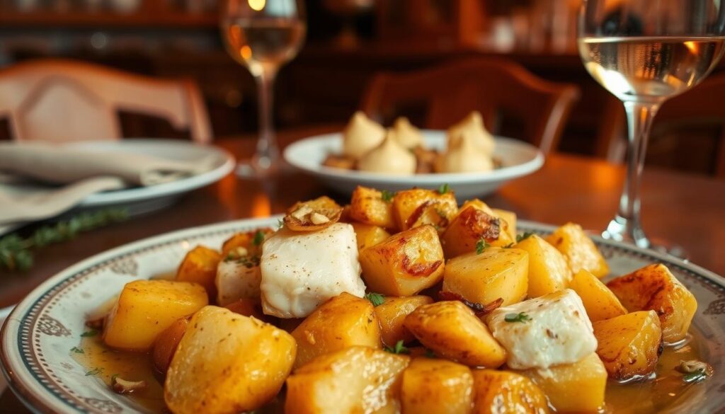 Receita de Bacalhau à lagareiro