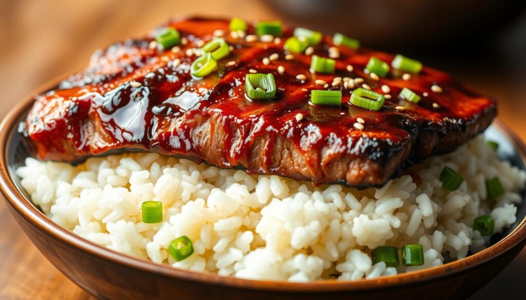 Receita de Carne ao molho teriyaki
