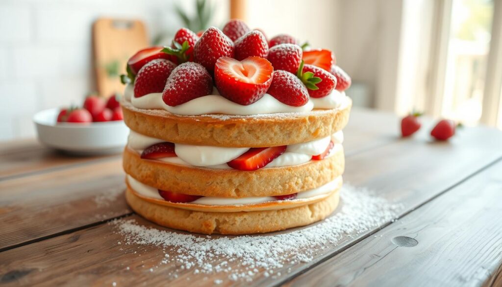 Receita de Torta fraisier