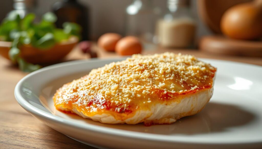 filé de frango à parmegiana