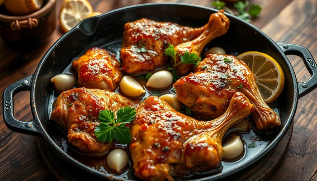 frango com alho