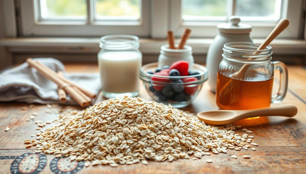ingredientes mingau de aveia fit