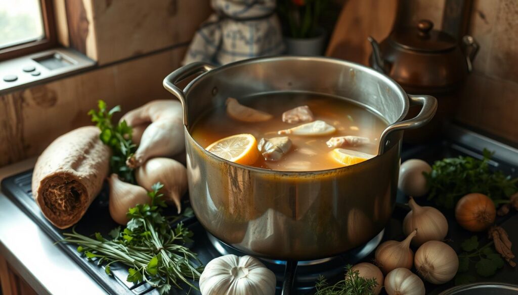 receita de caldo de mandioquinha com frango